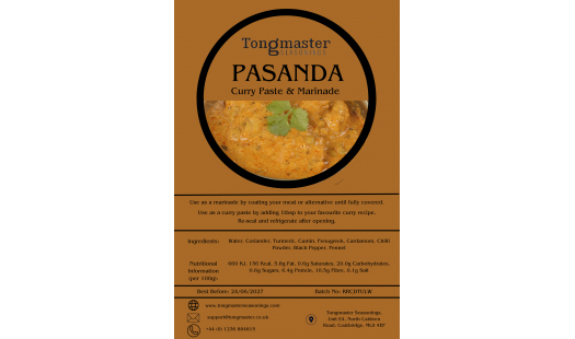 5 x Tongmaster Pasanda Curry Paste & Marinade - 200g